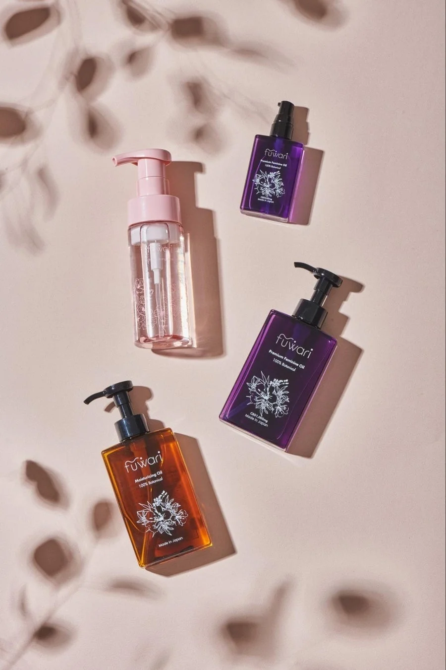 fuwari Premium Feminine Oil 100% Botanical CBD 1,000mg Made in Japan Moisturizing Oil