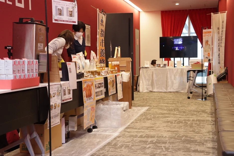 展示ブースの様子