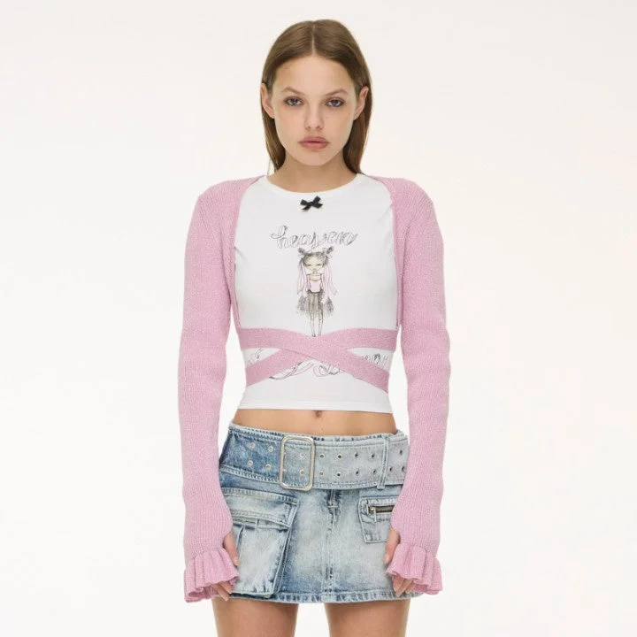 SANDY LIANGコラボ ボレロニット