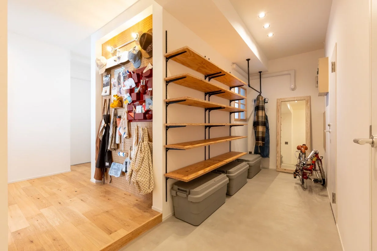 カウカモショールーム 池袋の玄関収納