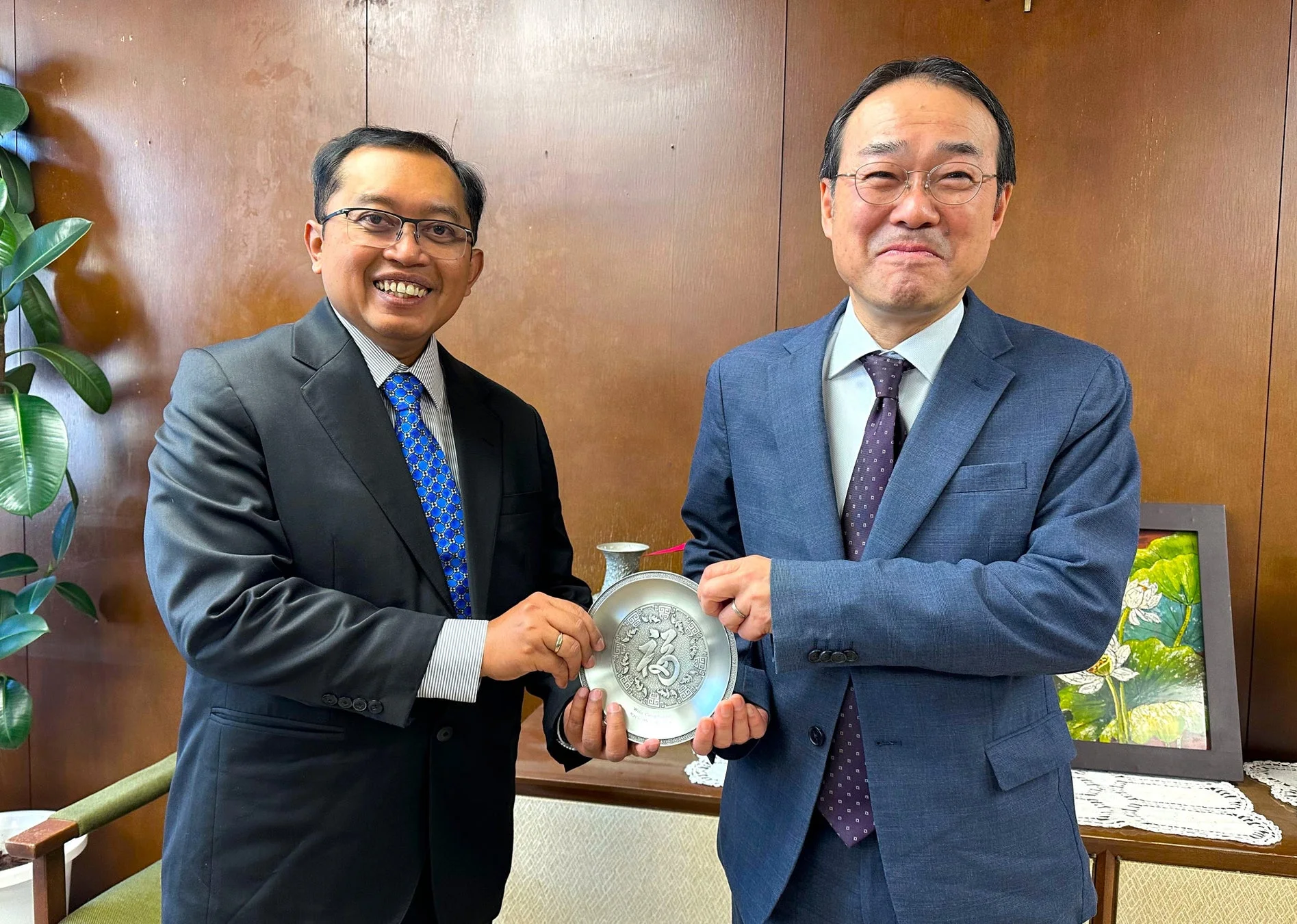 ビジネス交流の場面