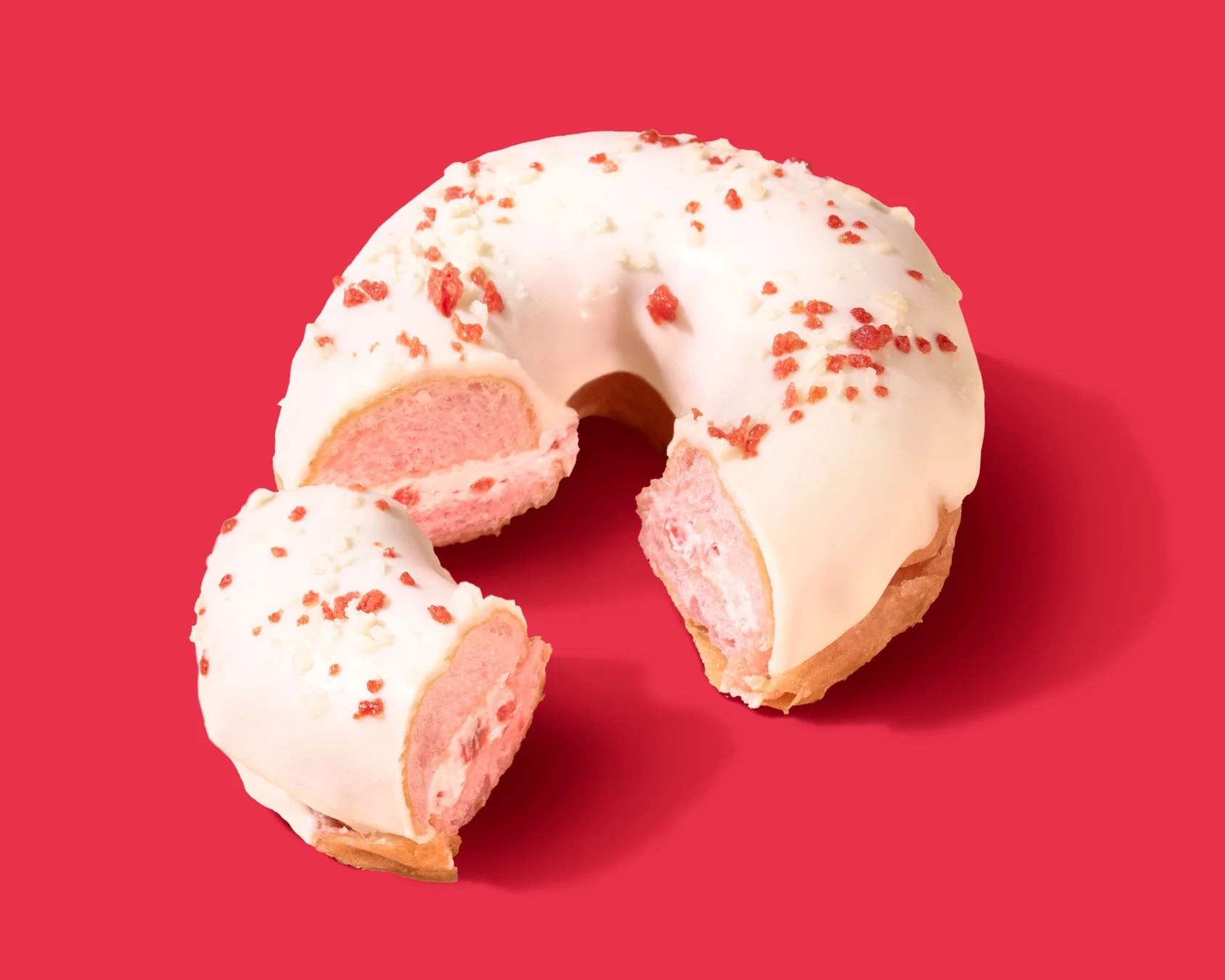 いちごミルクホイップドーナツ