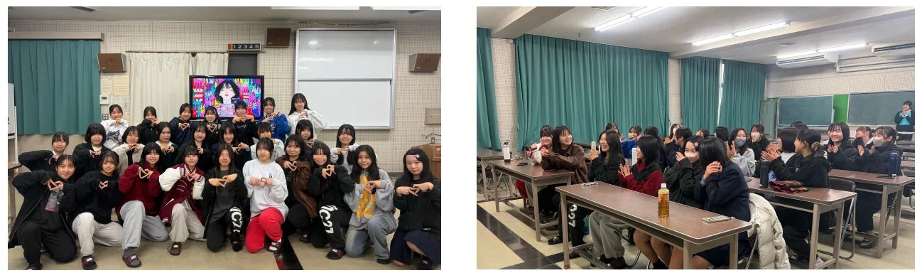 サプライズ発表の様子