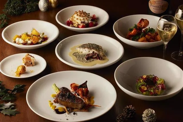 クリスマス限定コース料理の数々