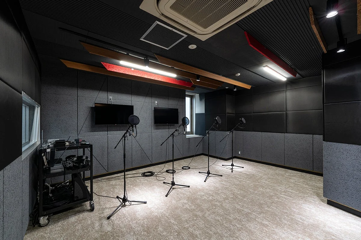 プロ仕様のレコーディングスタジオ