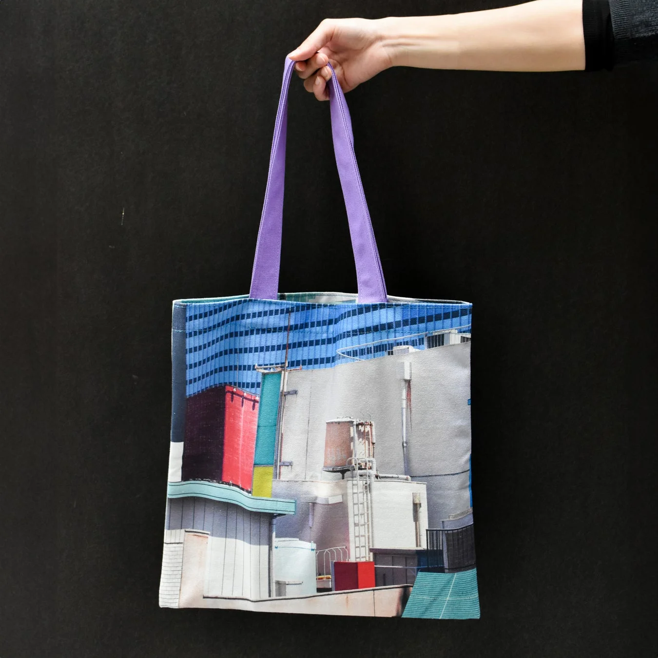 抽象建築デザイン トートバッグ