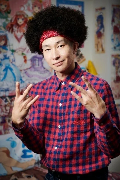 アフロヘアの涼宮あつき氏