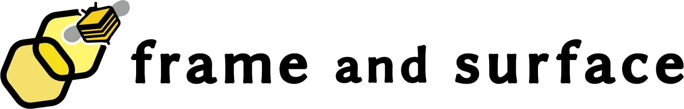 frame and surface ロゴ