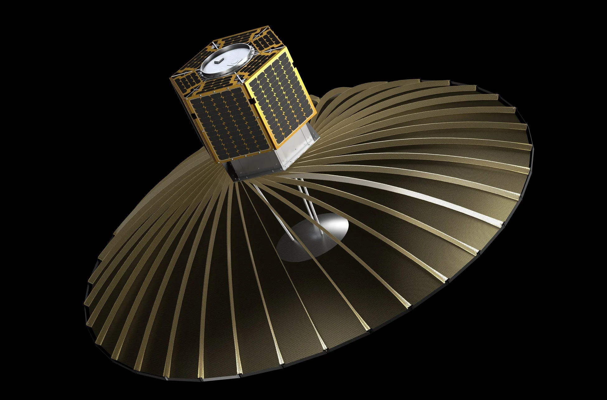 展開式アンテナを持つ小型SAR衛星