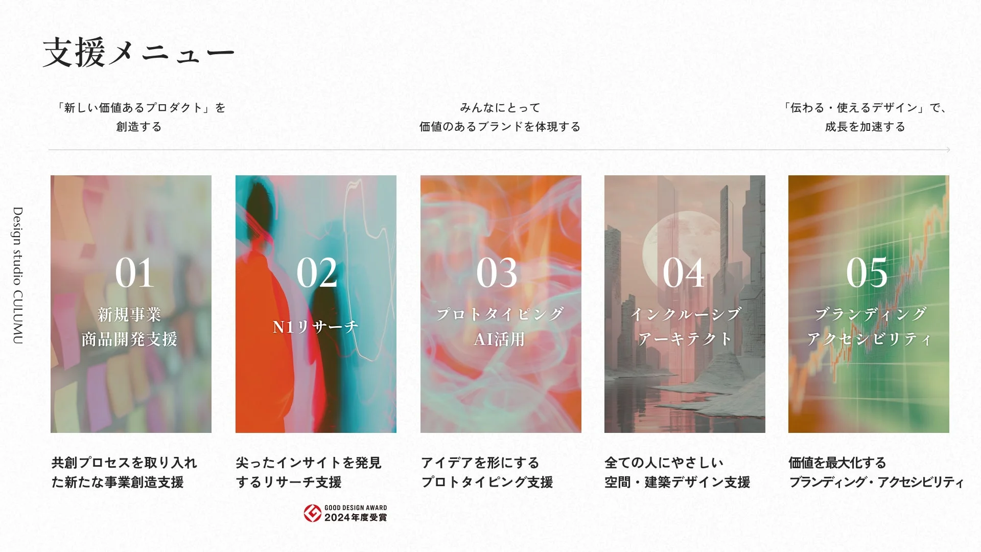 CULUMU支援メニュー