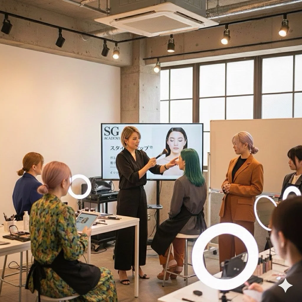 SG ACADEMYのメイクアップ教室