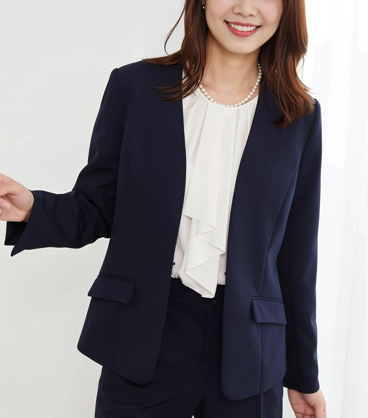 ノーカラージャケット