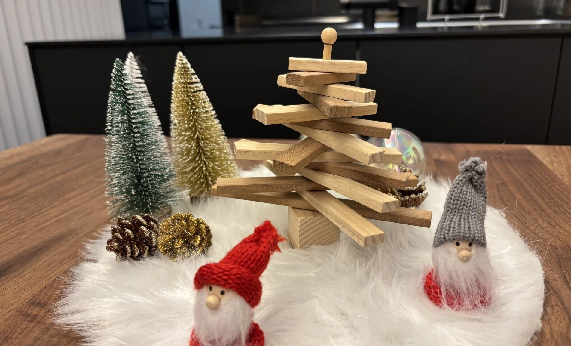 完成したミニクリスマスツリーのイメージ