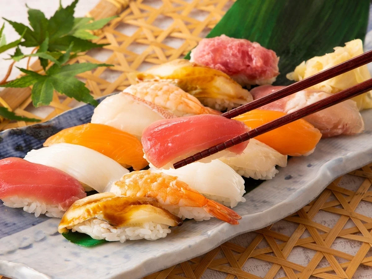 盛り合わせの握り寿司