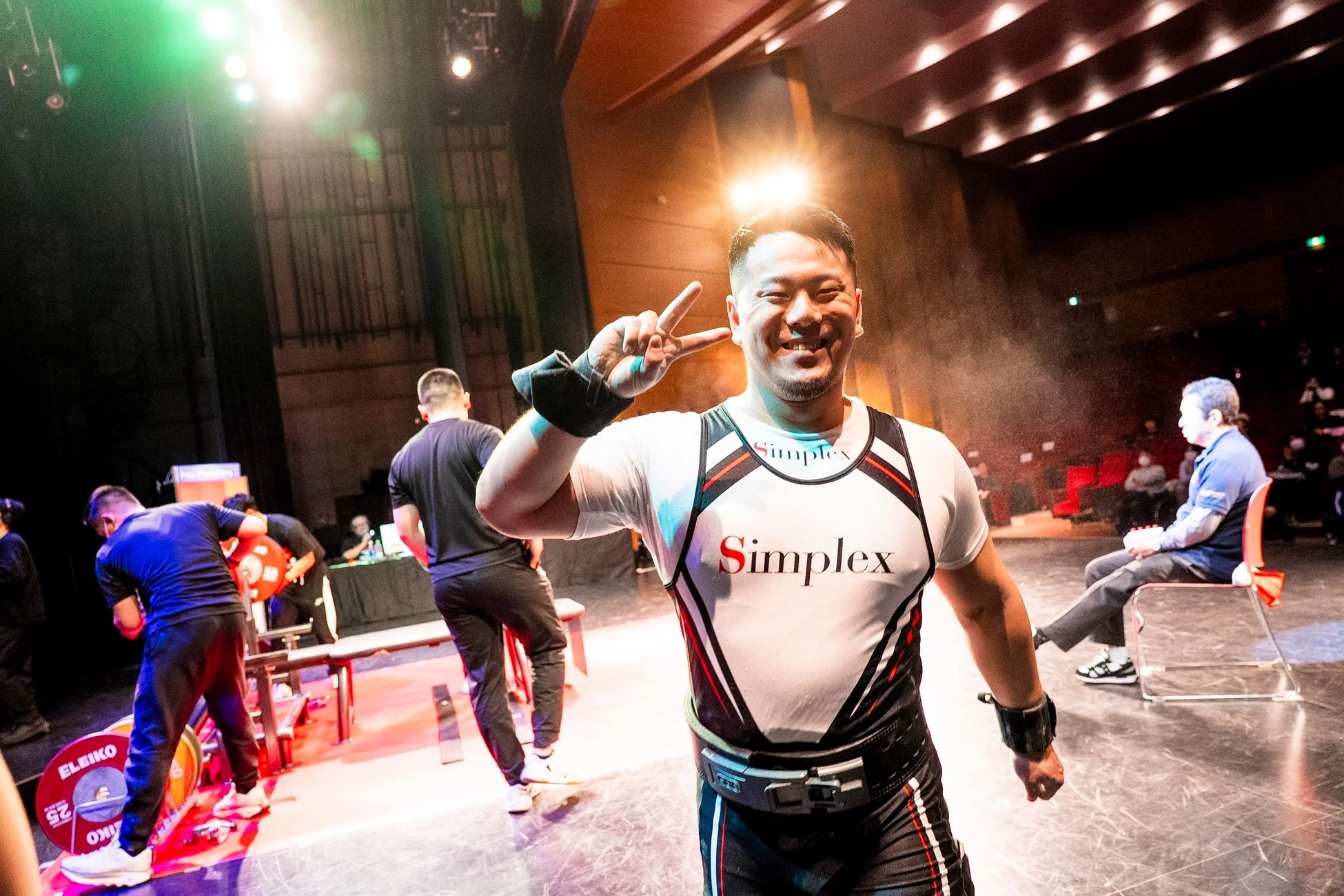 笑顔の日野雄貴選手