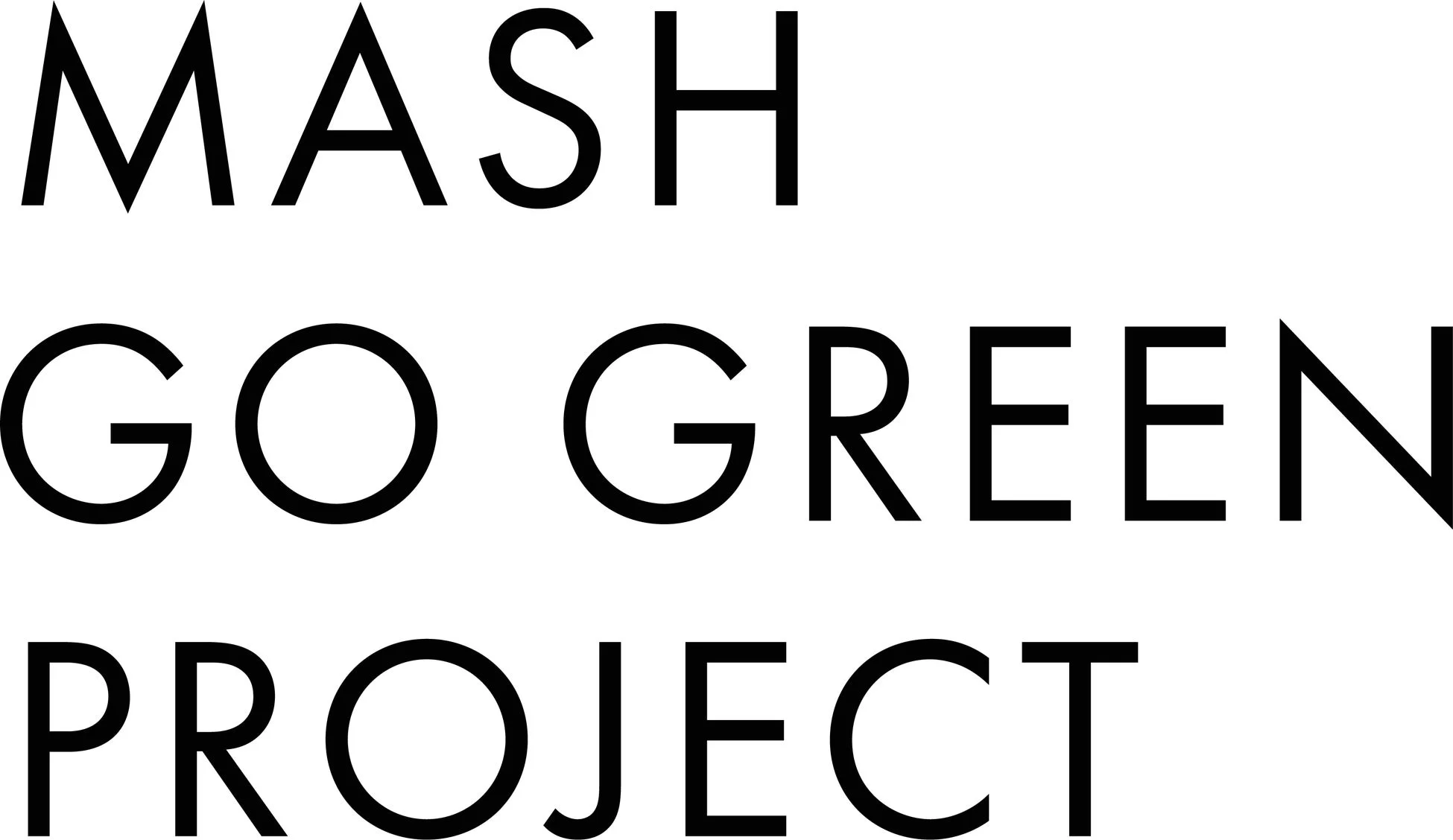 MASH GO GREEN PROJECTロゴ