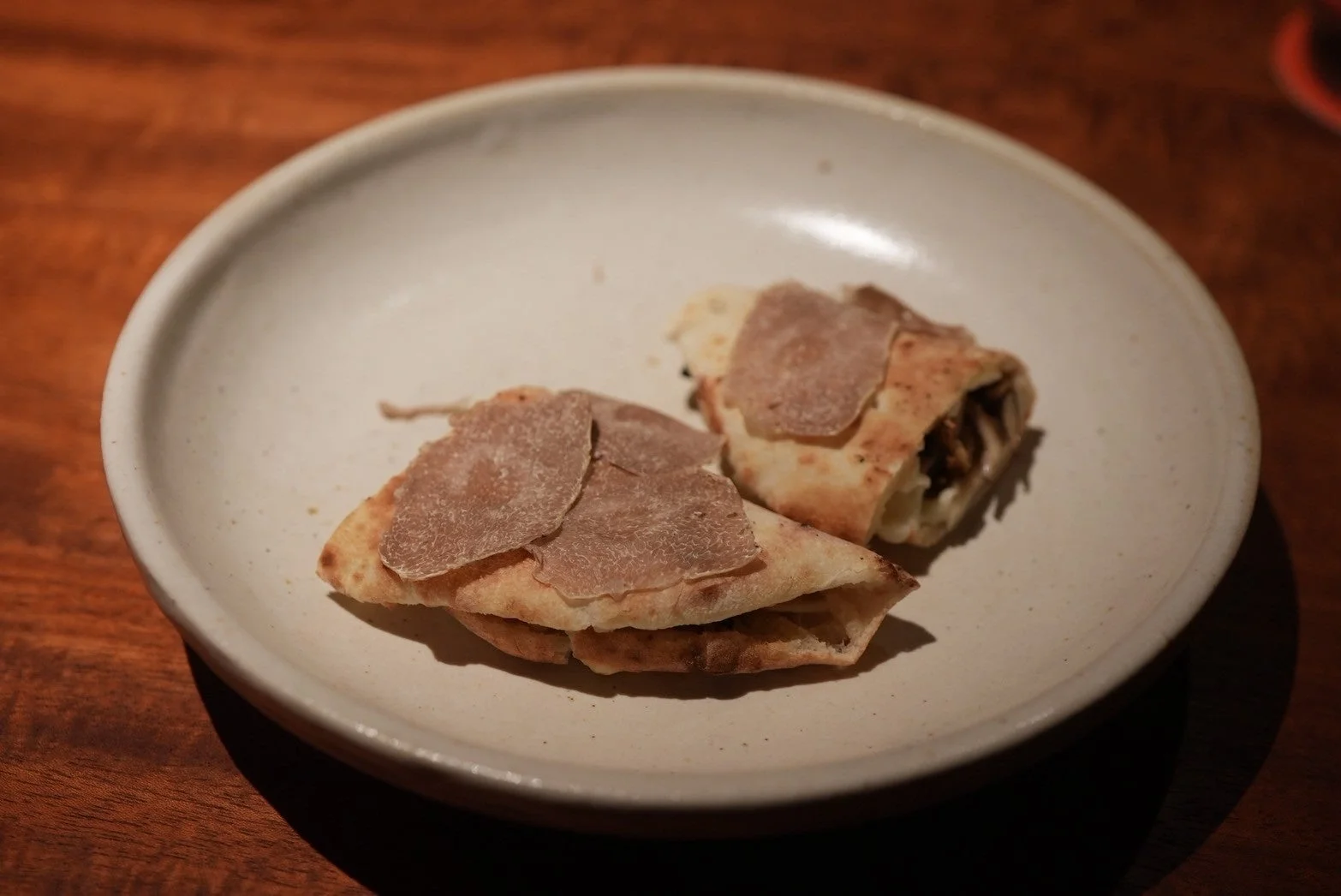 トリュフのパン料理