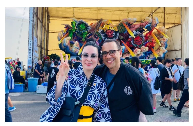 青森ねぶた祭ツアーの様子