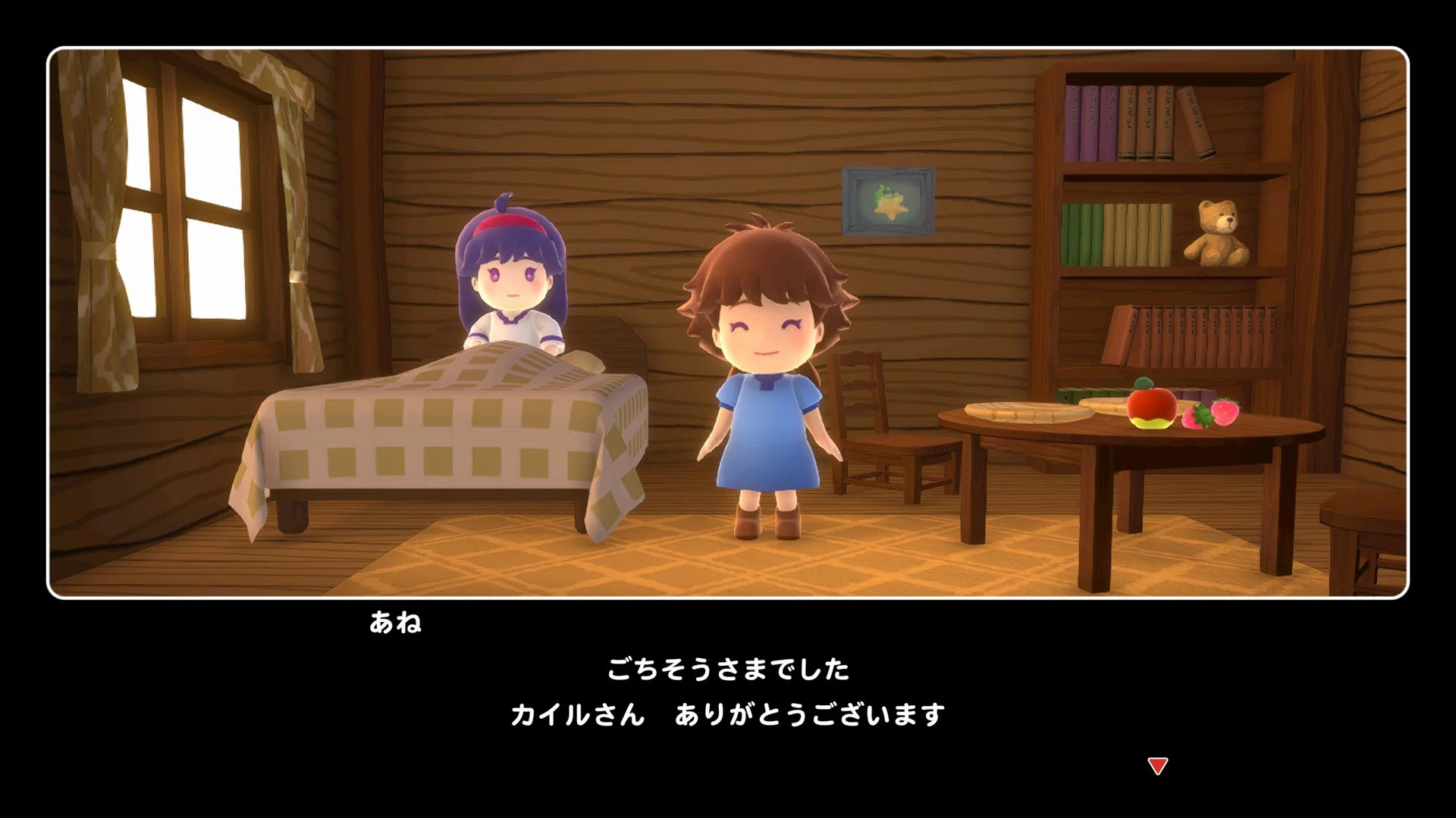 ストーリーモードの会話シーン