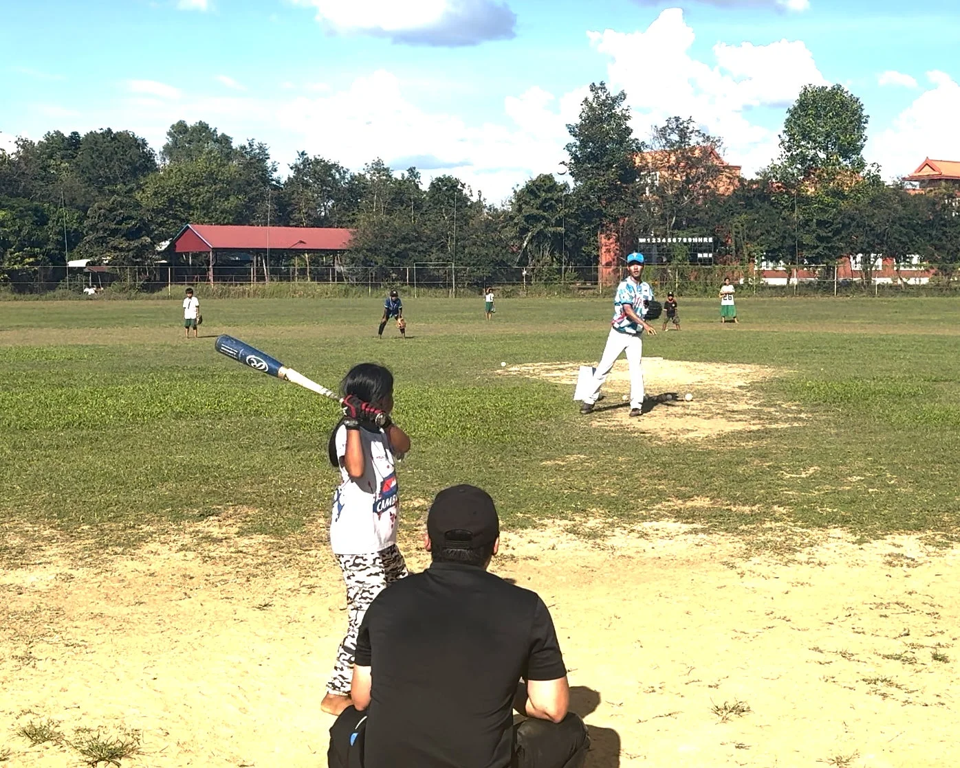 野球の試合風景
