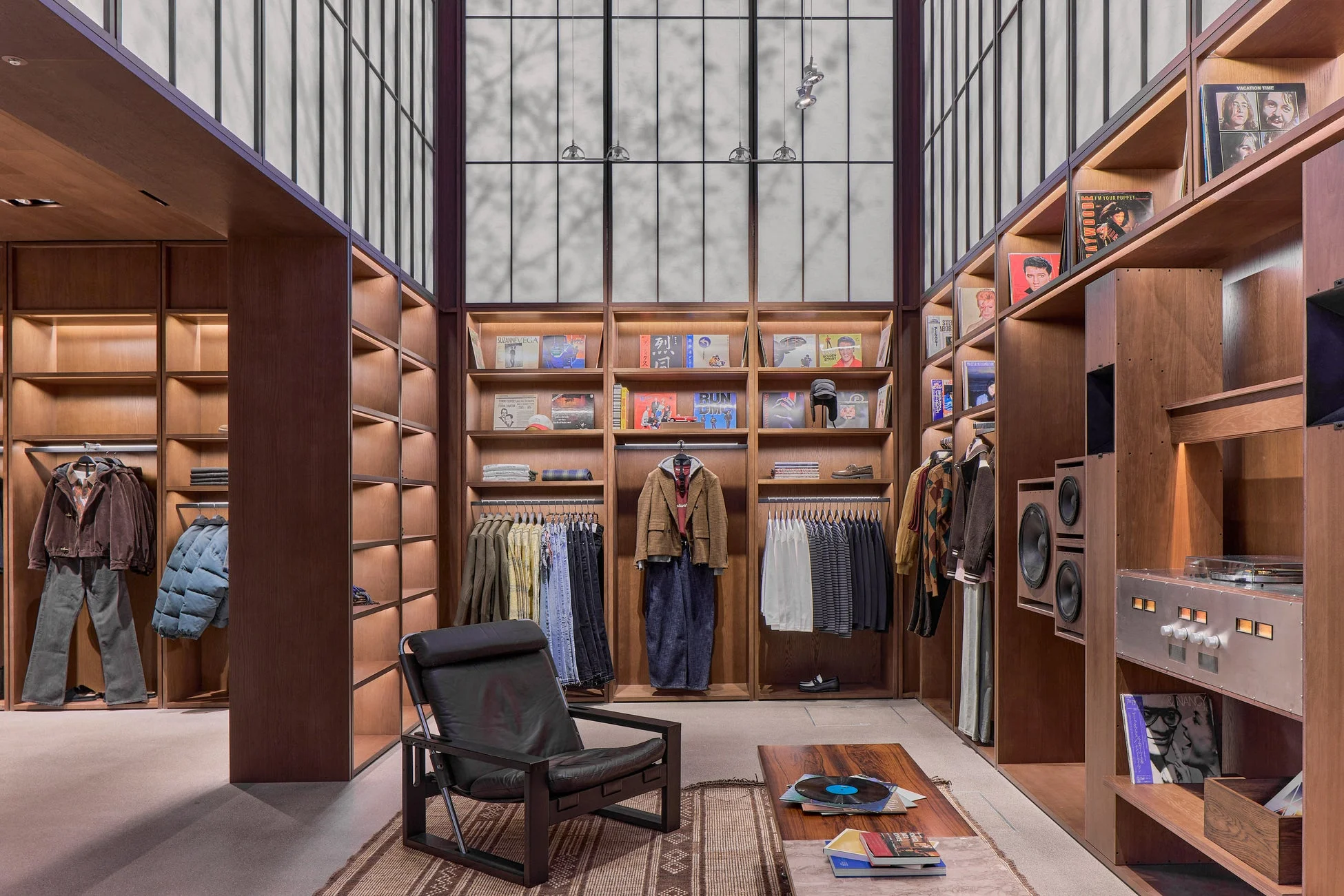 リスニングルームのインテリア