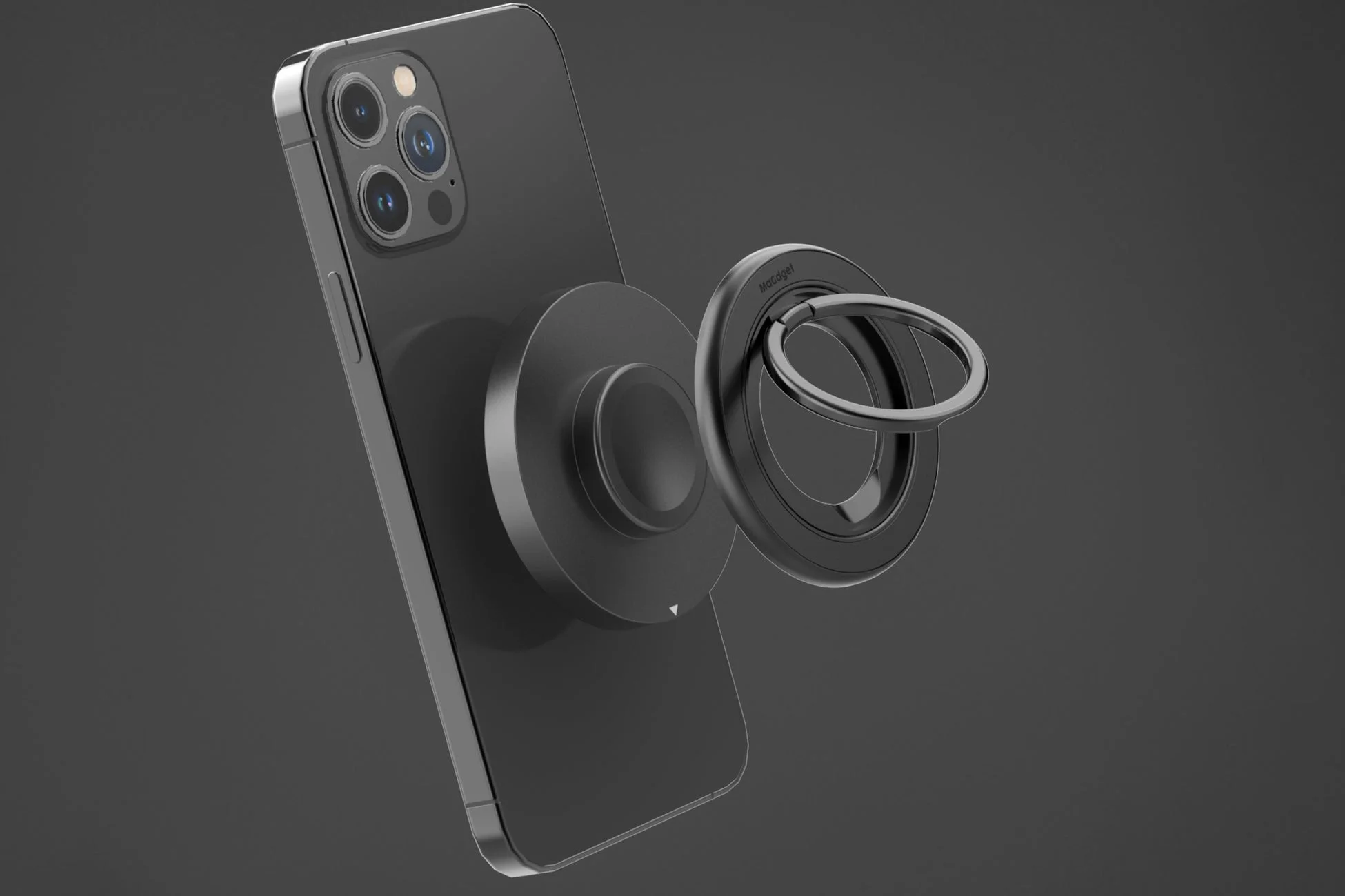 Mocgadget製のマグネット式スマホリング