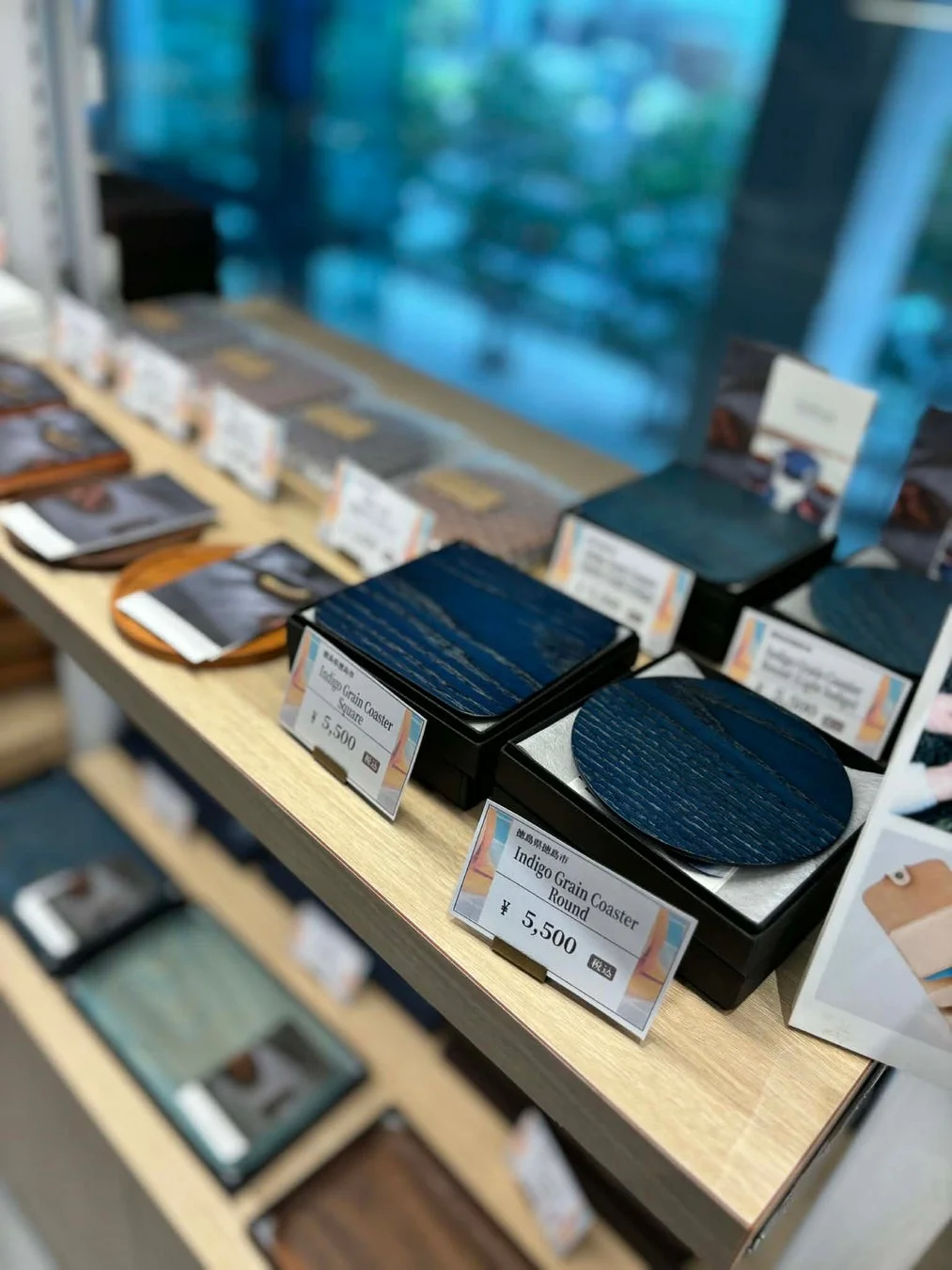 藍染コースター