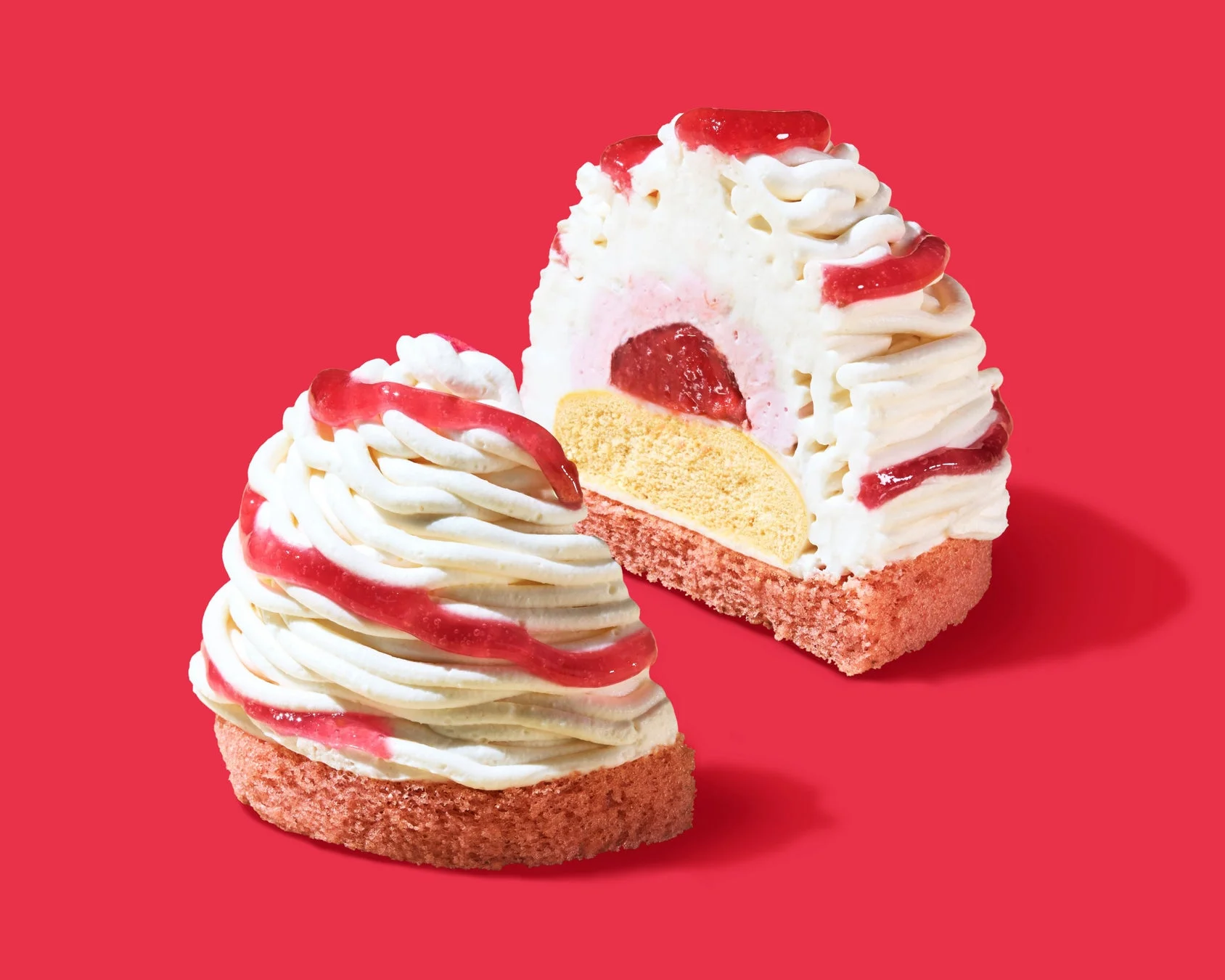 いちごのモンブラン（メレンゲ入り）