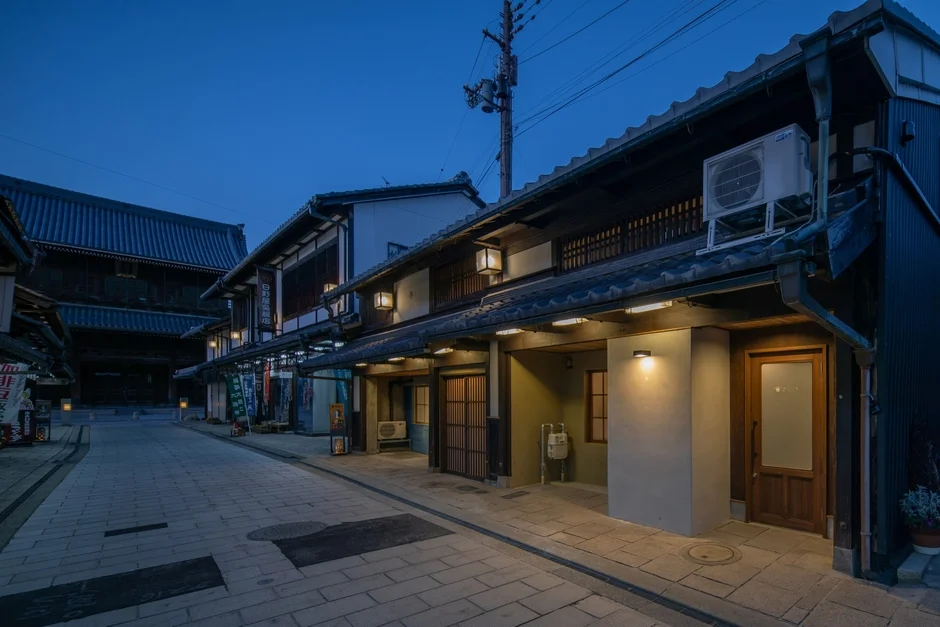 長浜の伝統的な町並み