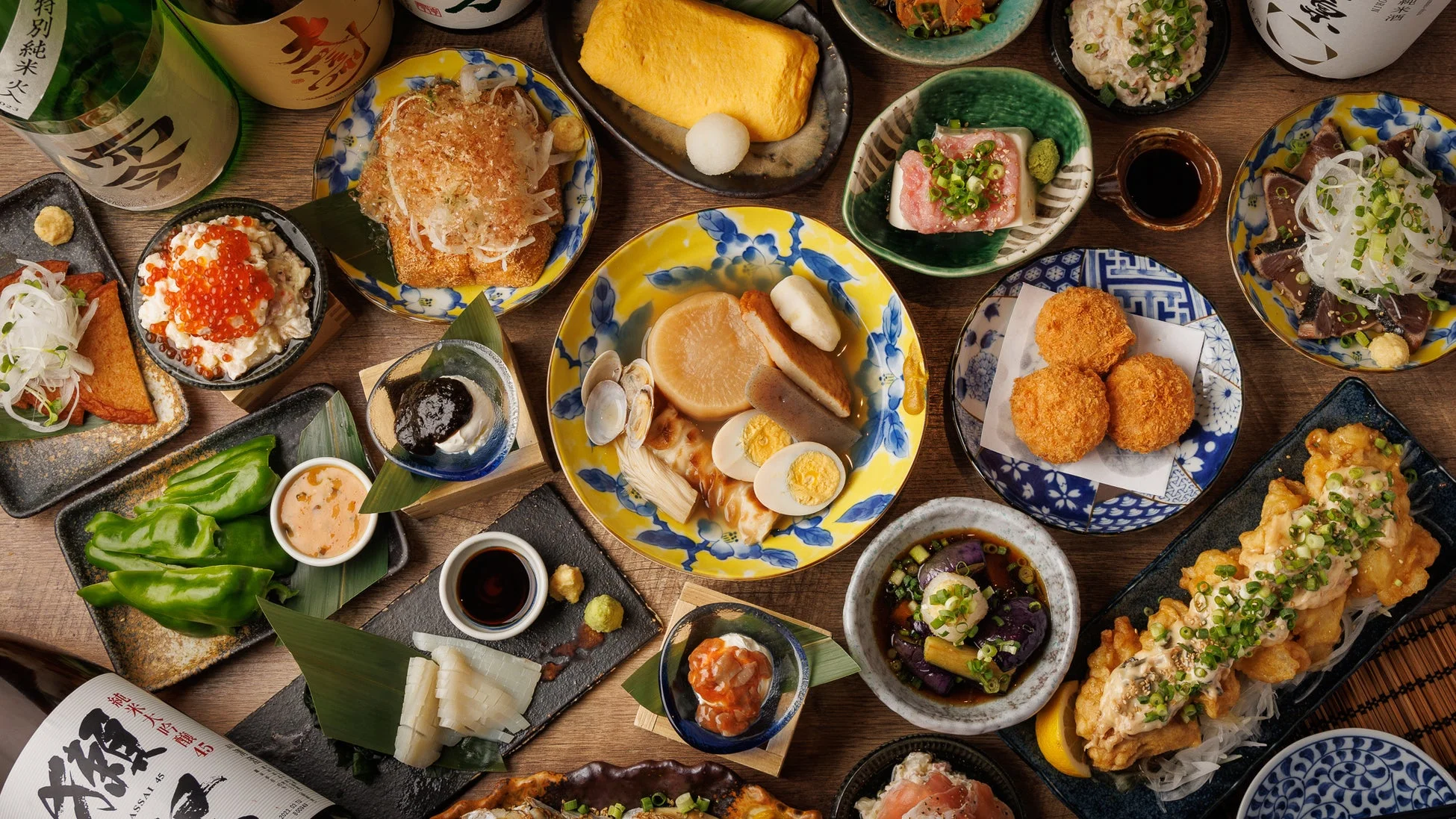 和食、日本料理、居酒屋、盛り合わせ、宴会、日本酒