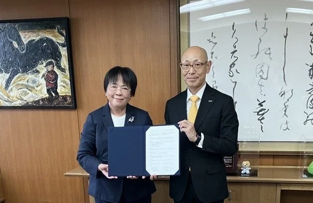包括連携協定締結の様子