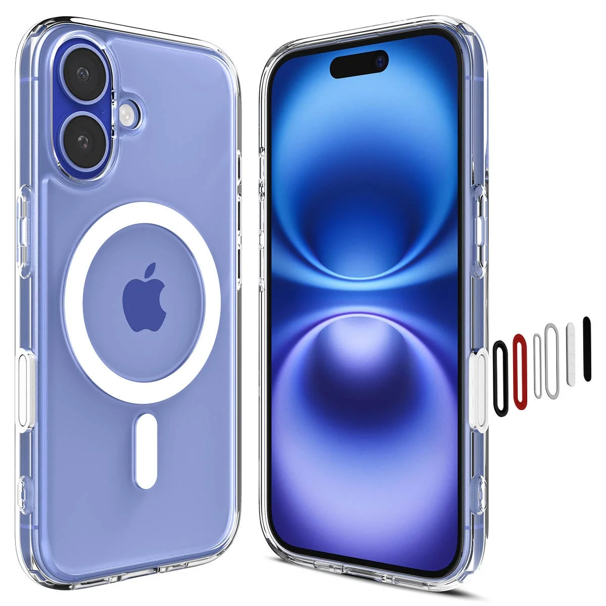 MagSafe対応クリアケースを装着したiPhone