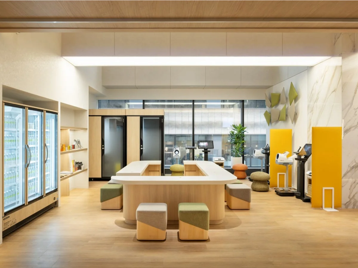 うめきた温泉 蓮 Wellbeing Parkのラウンジ