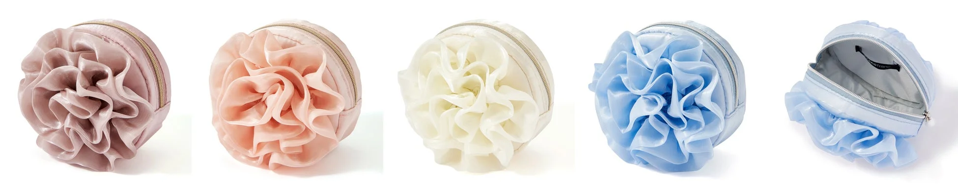 オーガンジーフラワー ミニポーチ