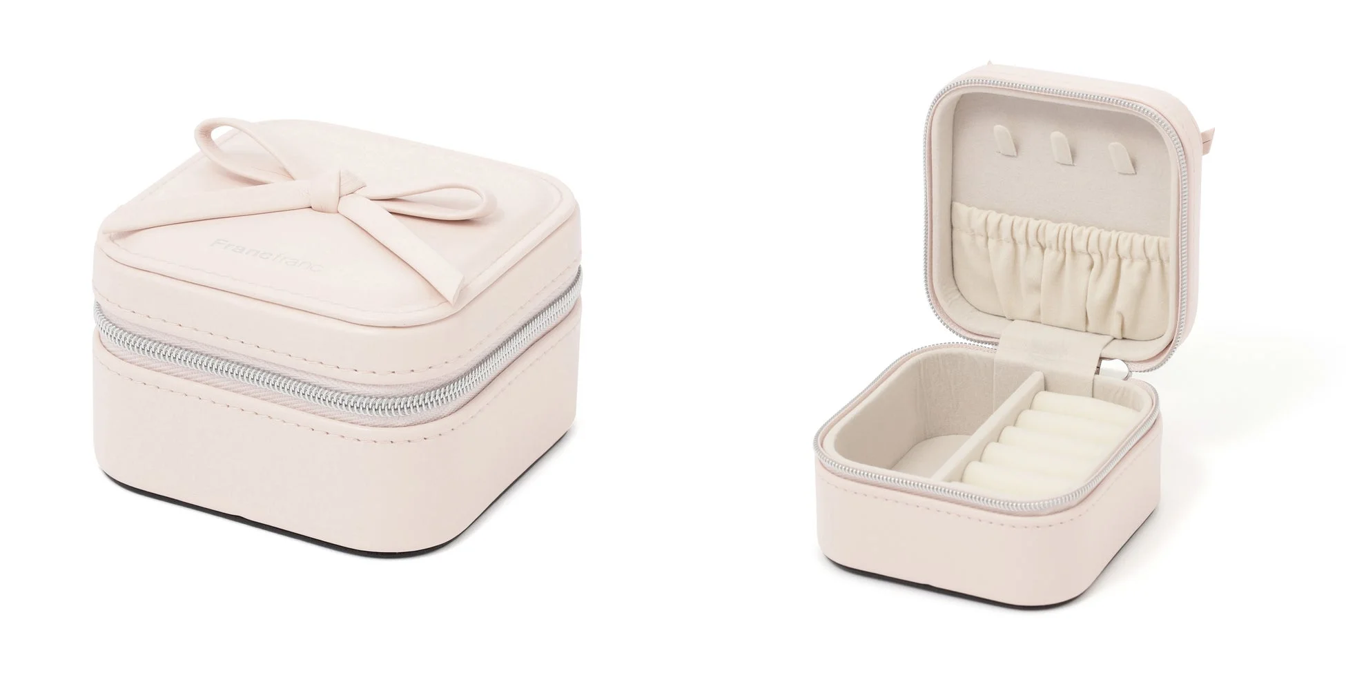 リボン トラベルジュエリーボックス S