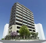 マンション外観完成予想CG