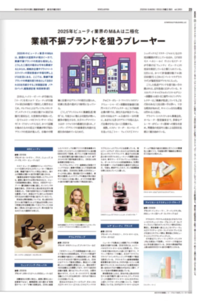 ビューティ業界のM&A