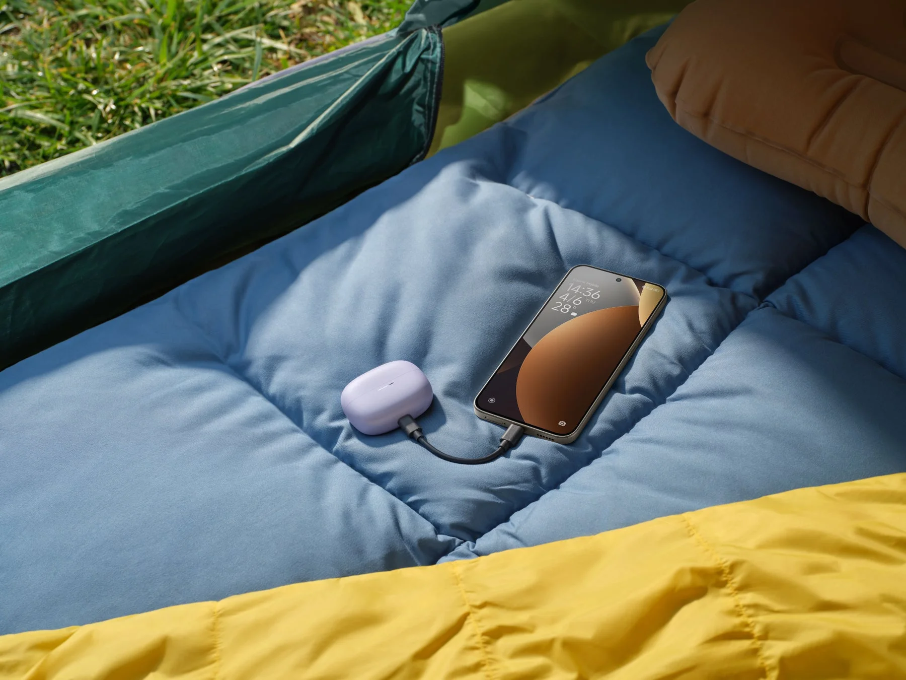 キャンプでの充電