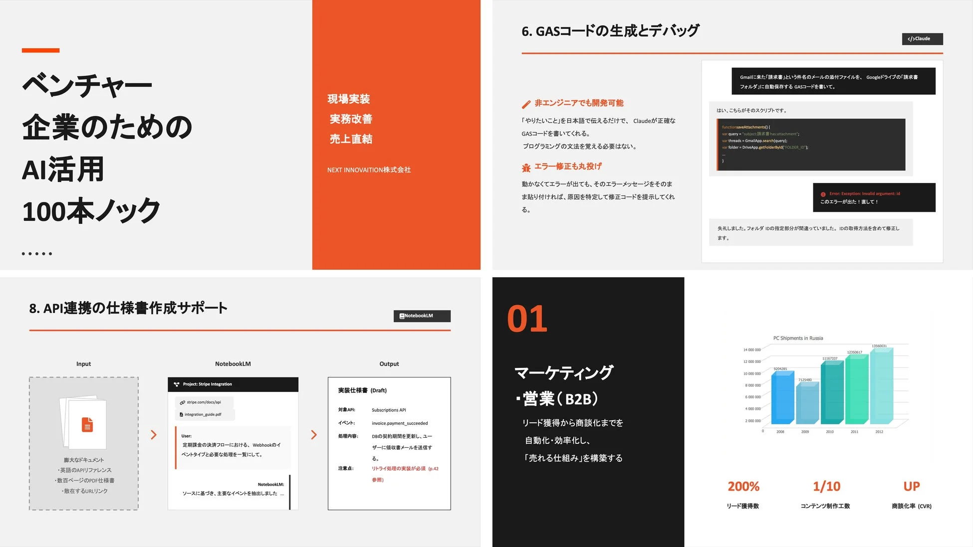 AI活用100本ノックの具体的な内容