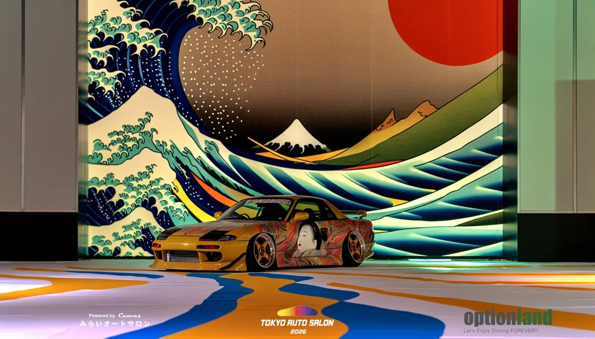 AI生成カスタムカーのサンプルイメージ