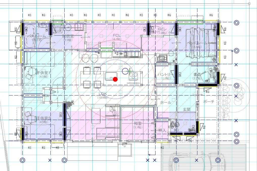 住宅の間取り図