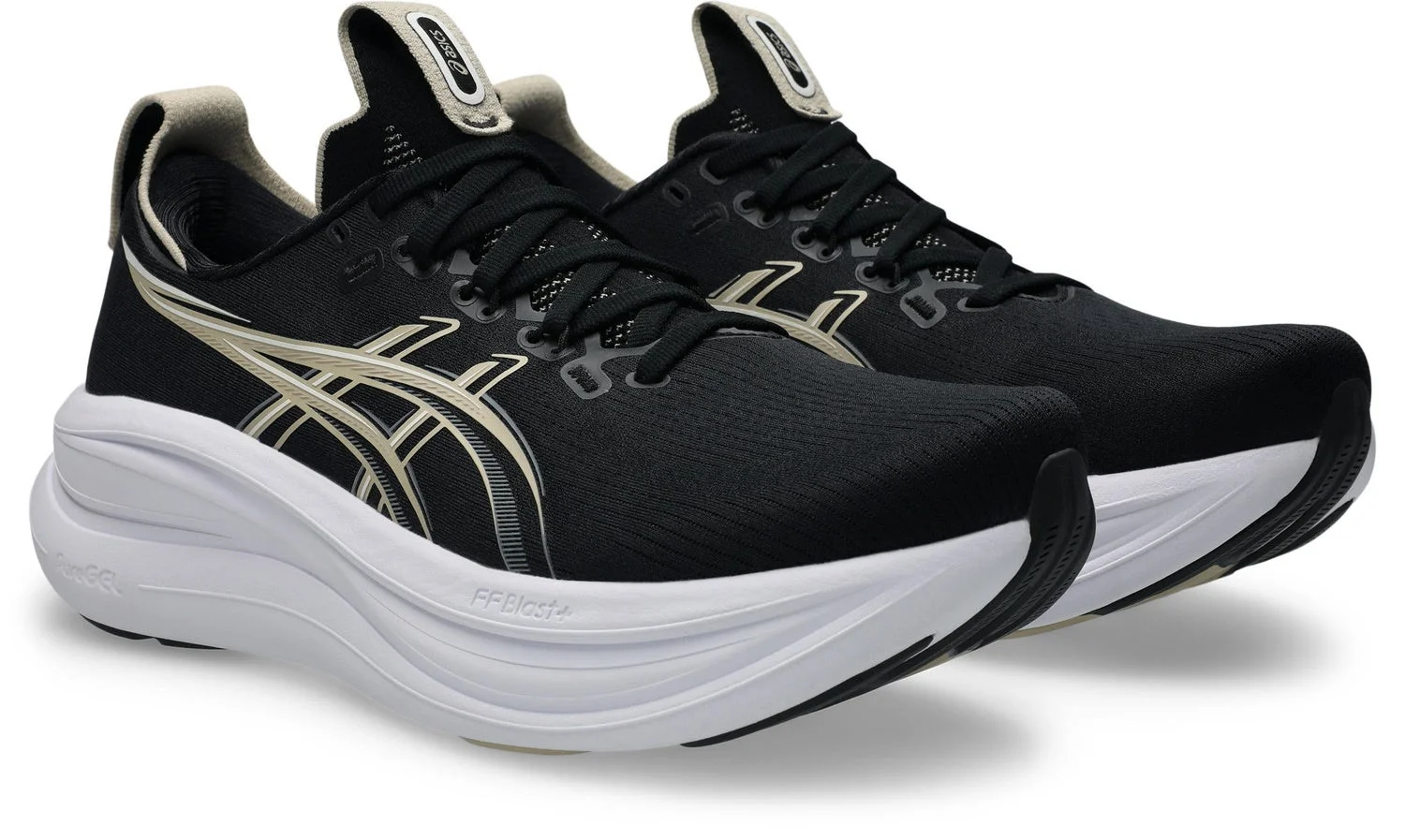 黒とゴールドのGEL-NIMBUS 28