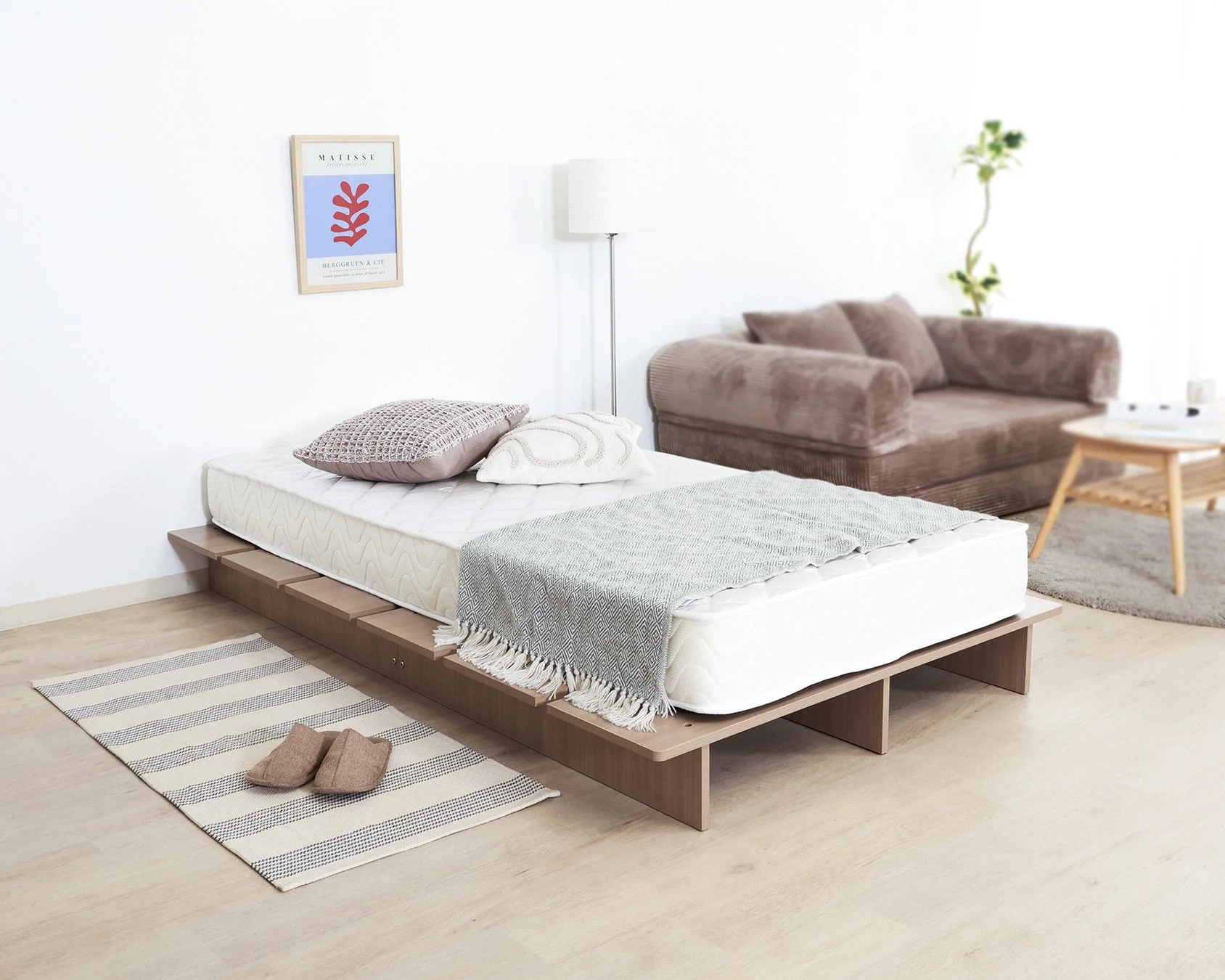 ステージベッドのある部屋