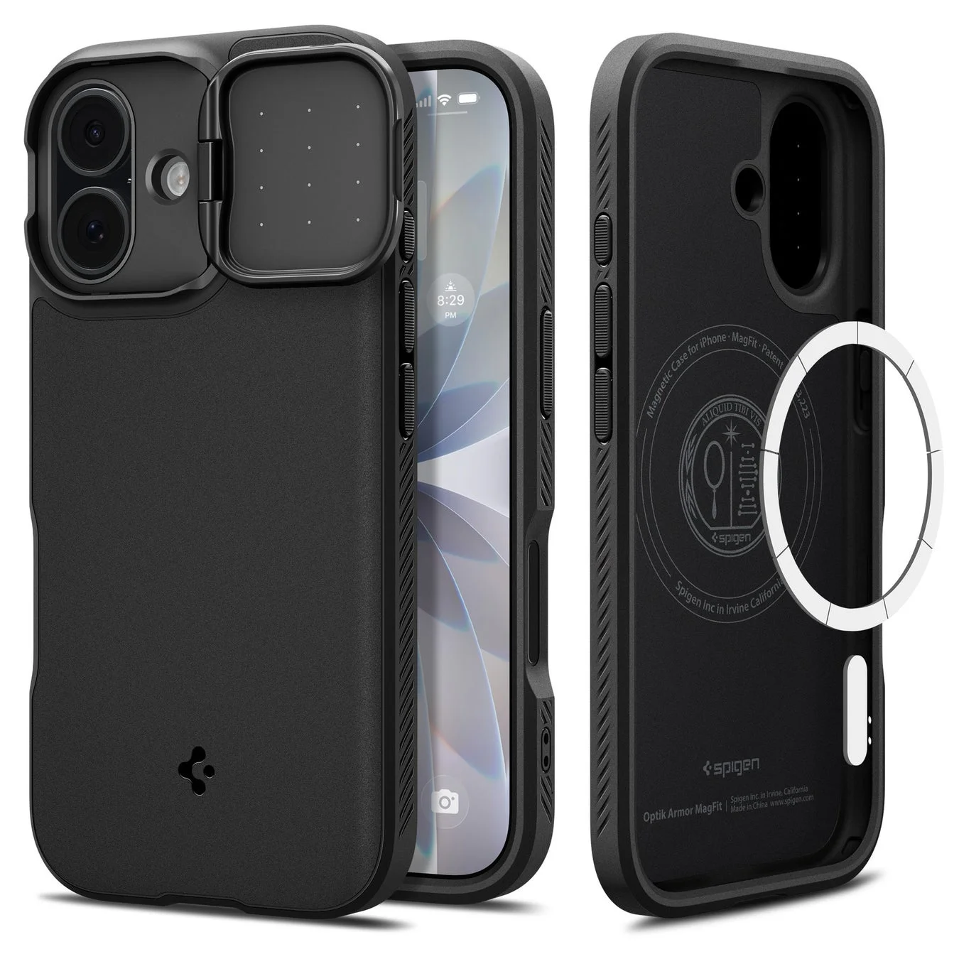 Magnetic Case for iPhone - MagFit - Patent, Spigen, Optik Armor MagFit