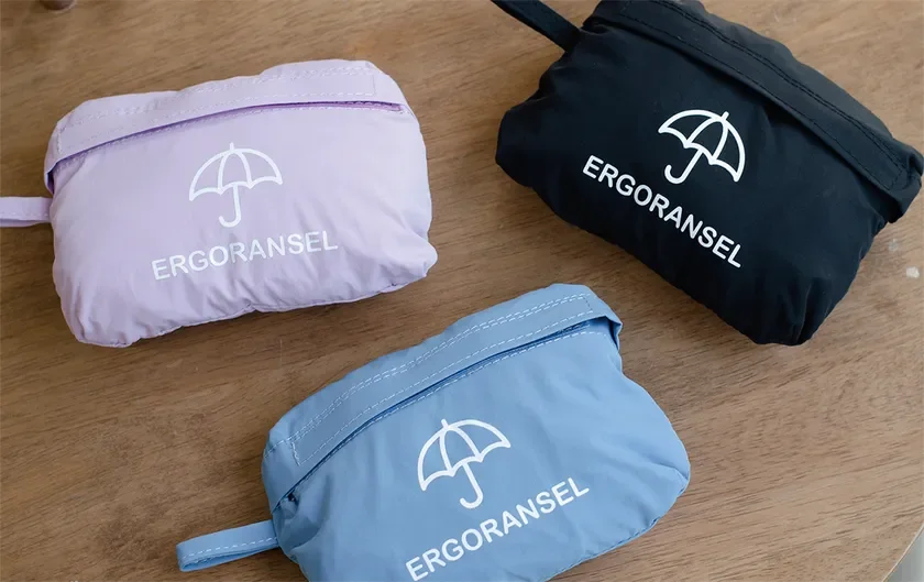 レインカバー折り畳み時