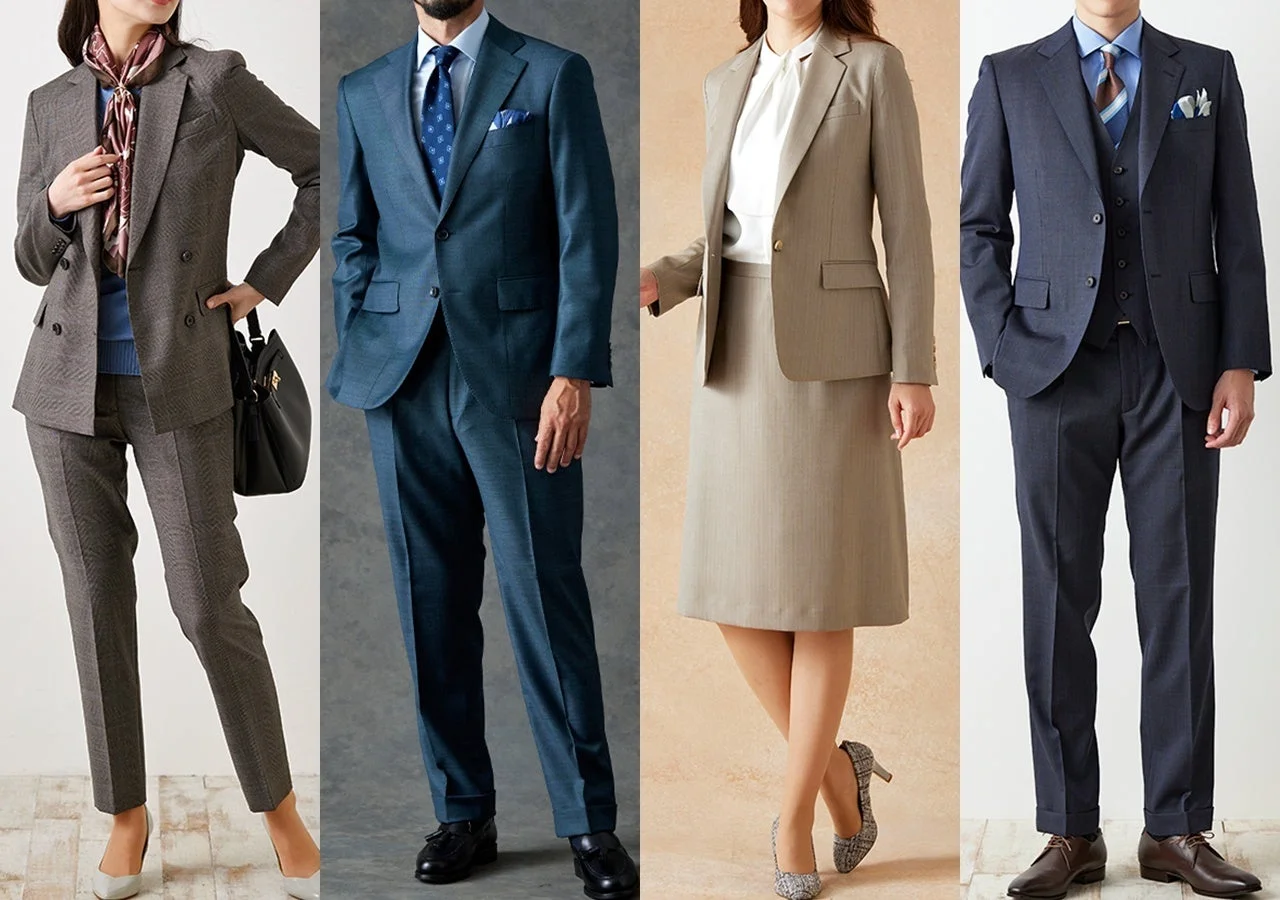 ビジネスシーンでの多様なスーツスタイル