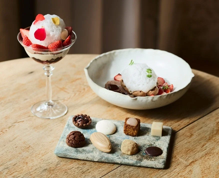 豪華なデザートセット