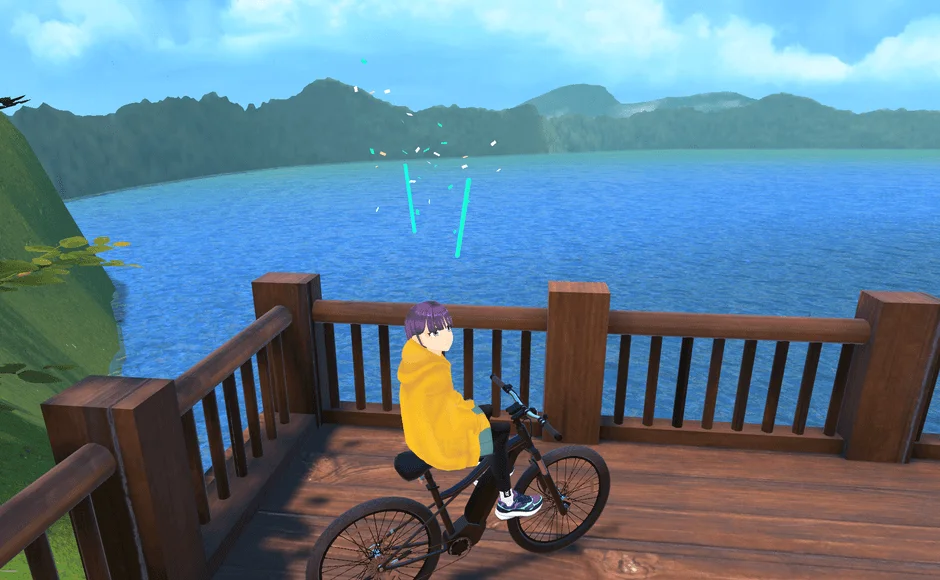 Eバイクで駆け巡るアドベンチャー体験（湖畔）