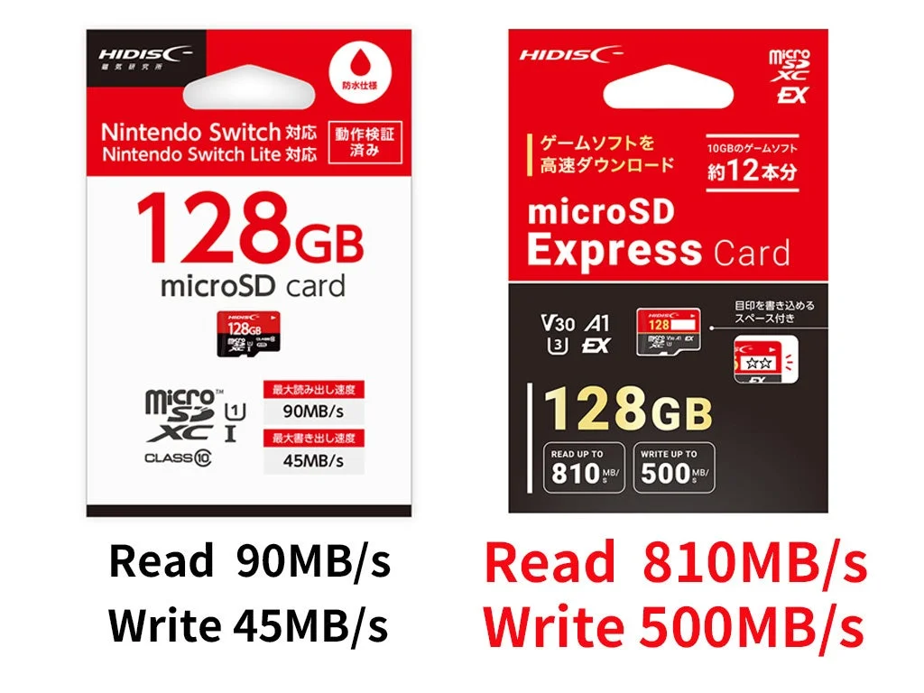 microSDカード速度比較