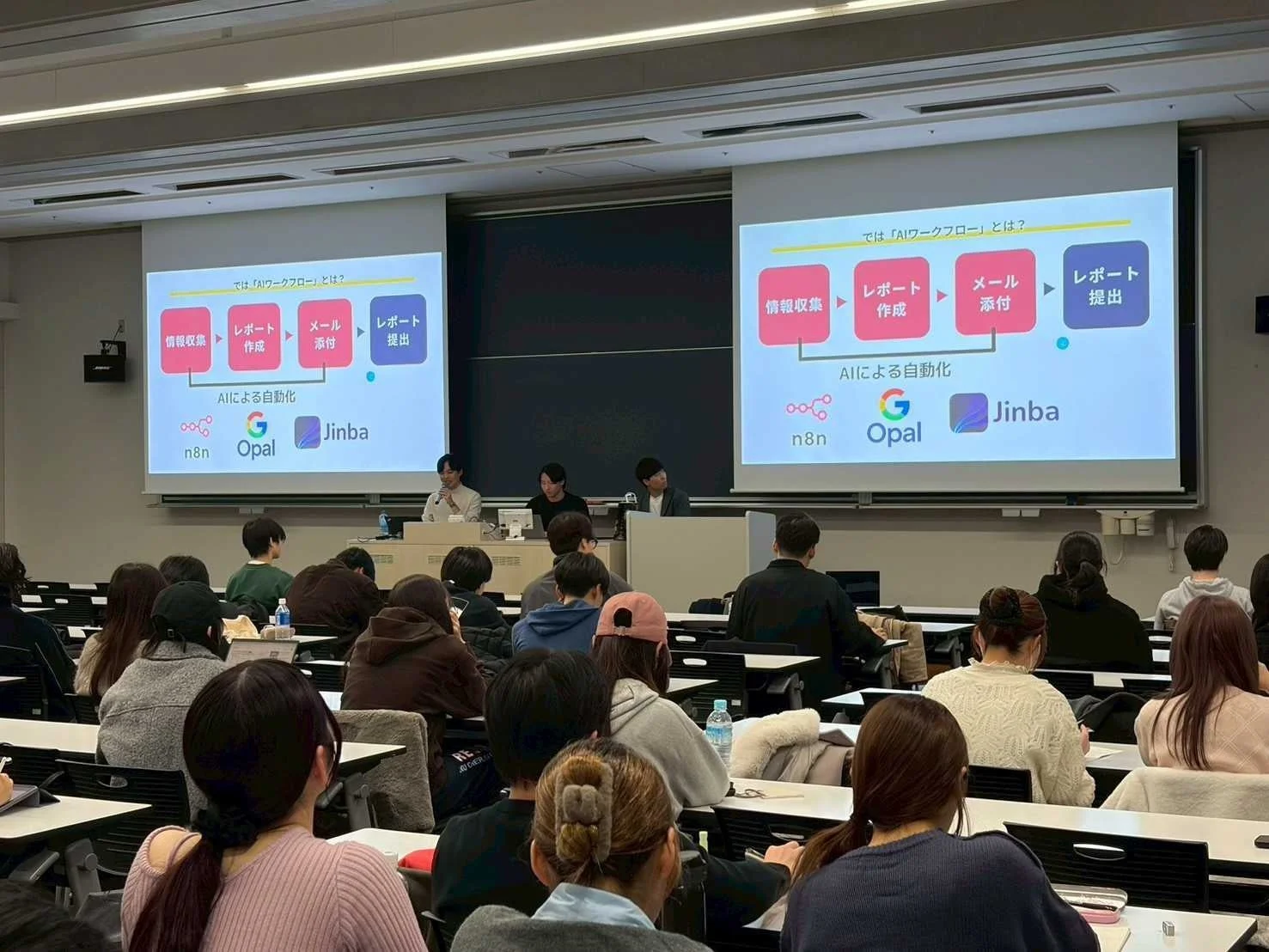 AIワークフローのセミナー風景